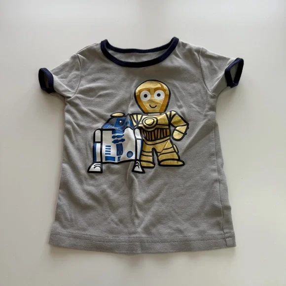 GAP Kids Star Wars Pajama Set - Gray and Blue - Picture 2 of 8